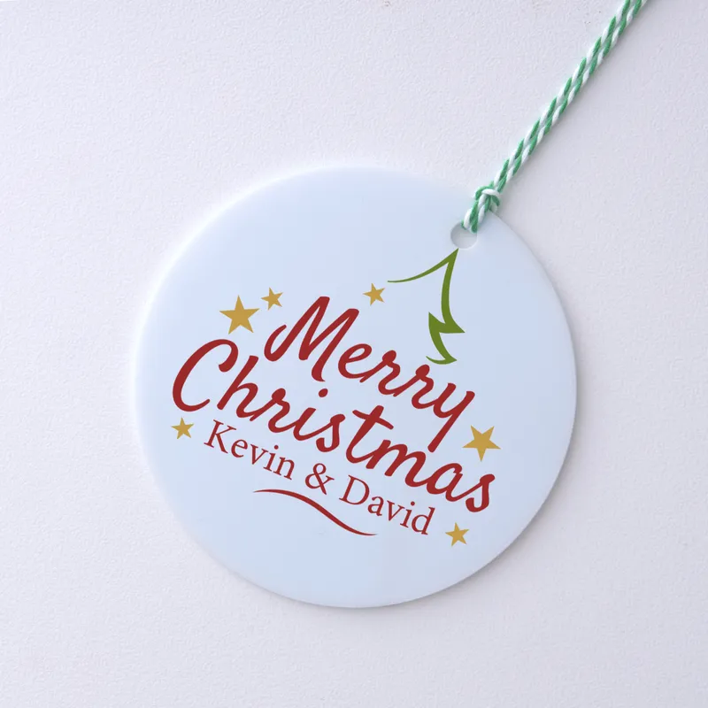 Merry Christmas! Personalized Christmas Ornament