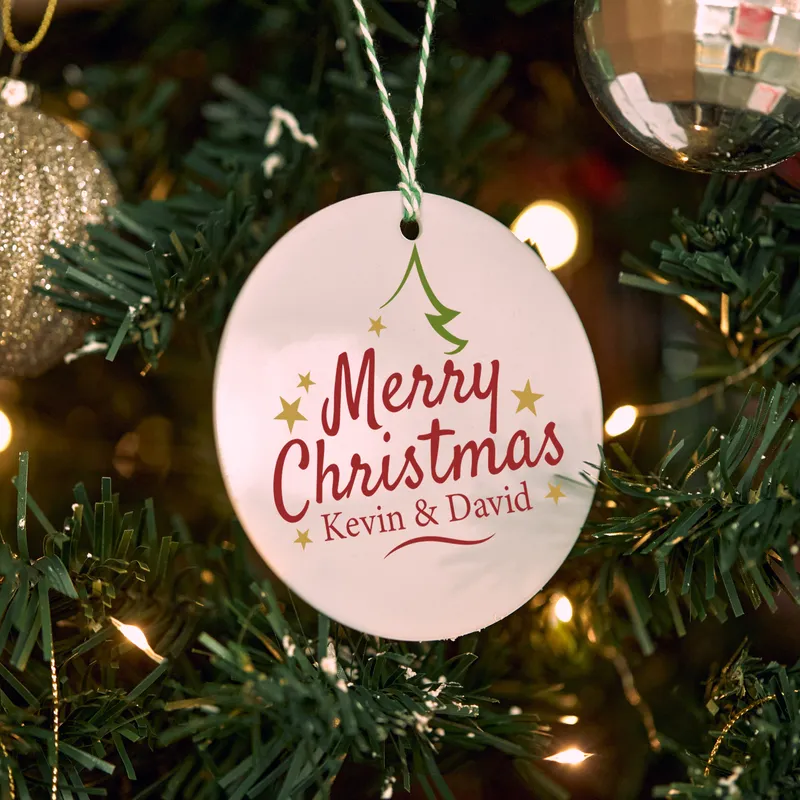 Merry Christmas! Personalized Christmas Ornament