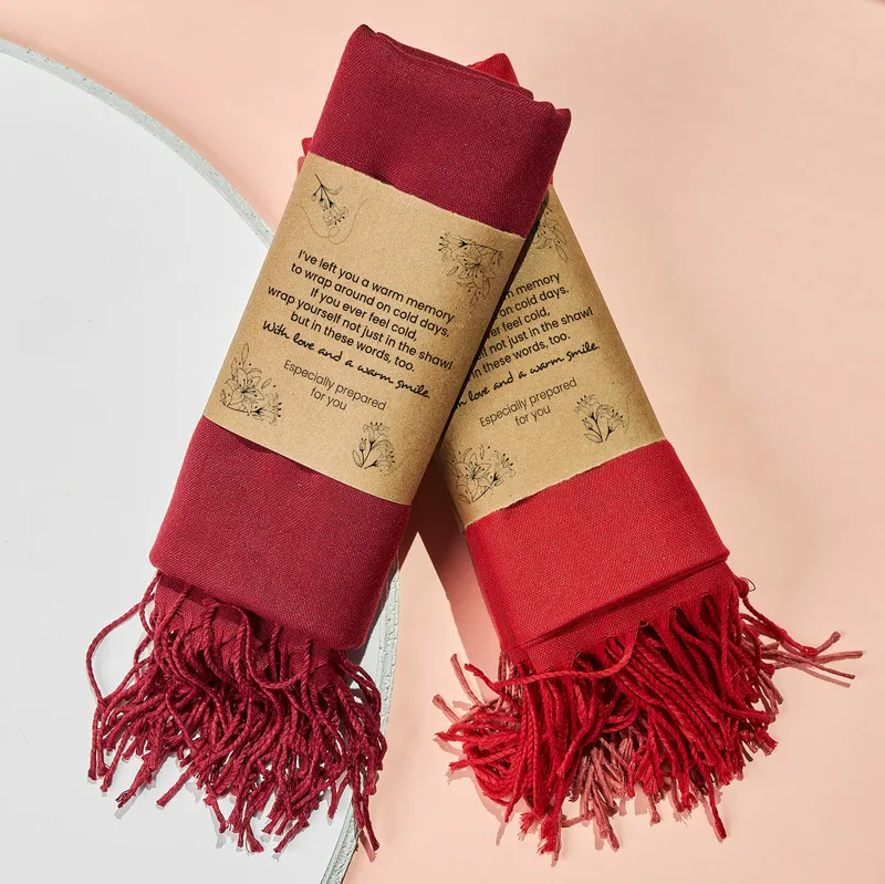 Personalised Message Scarf for Women Gifts