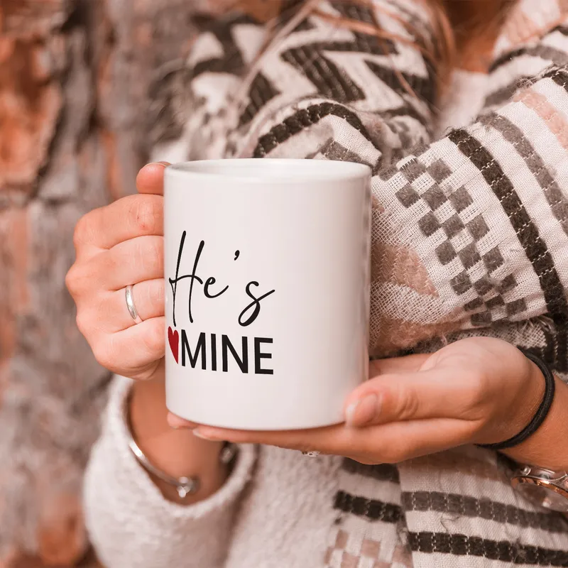 Mine Forever Couple Mug Set for Romantic Gifts