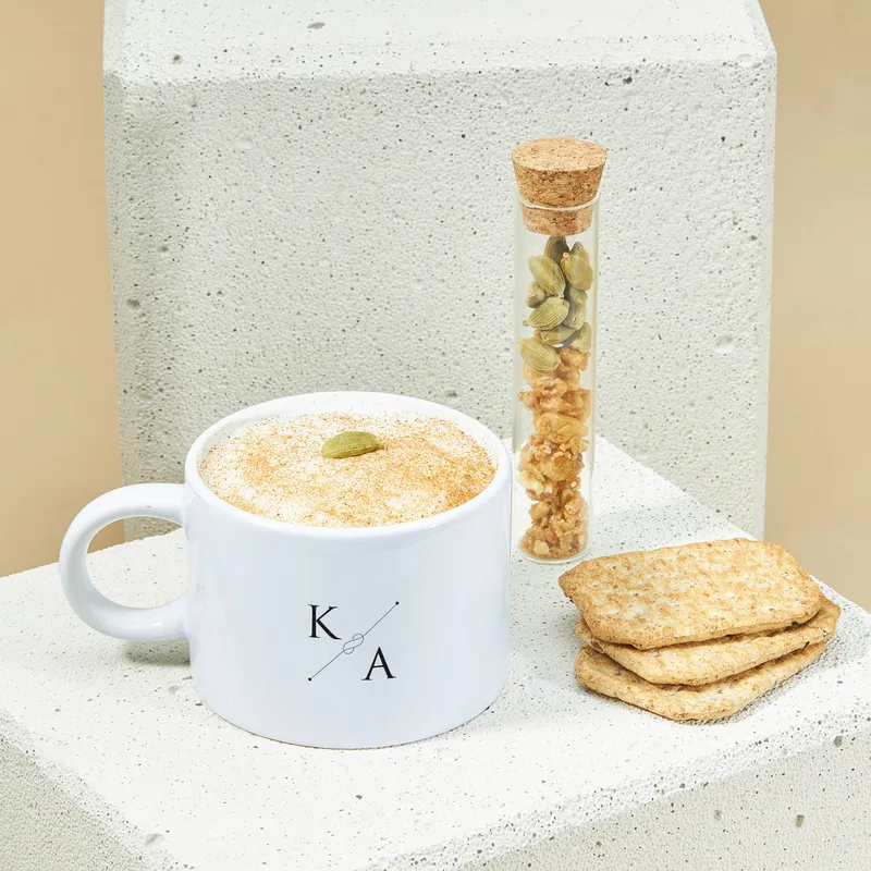 Minimal Design Cup with Letter Customization