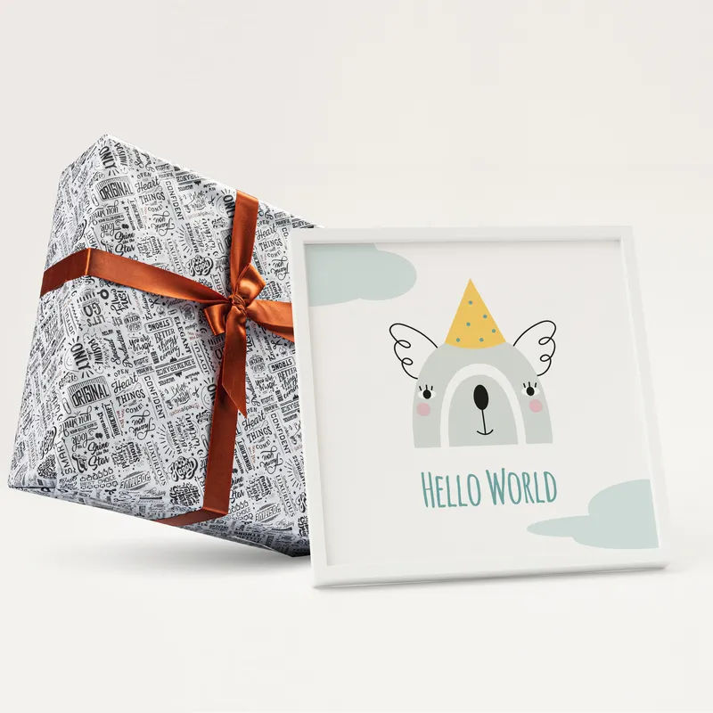 Minimal Design Frame for Baby Room