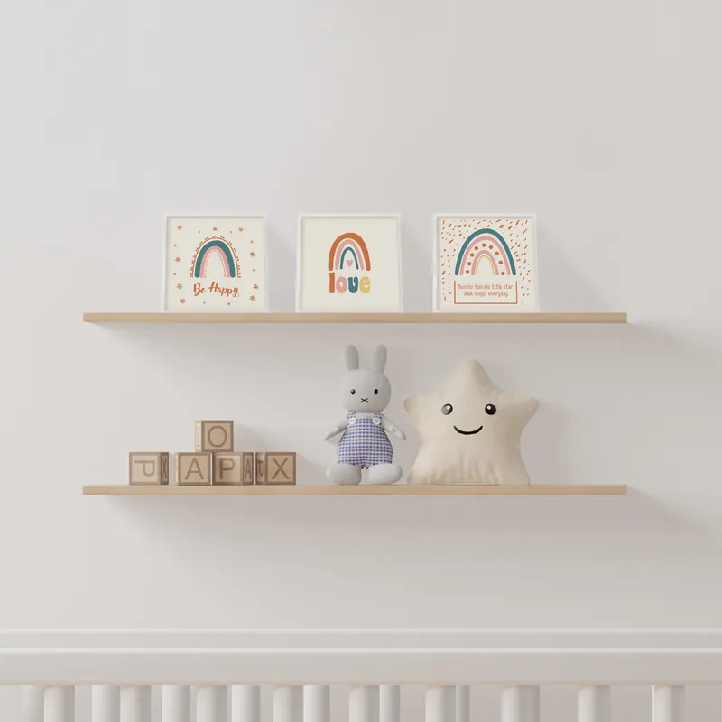 Minimal Design Frame for Baby Room