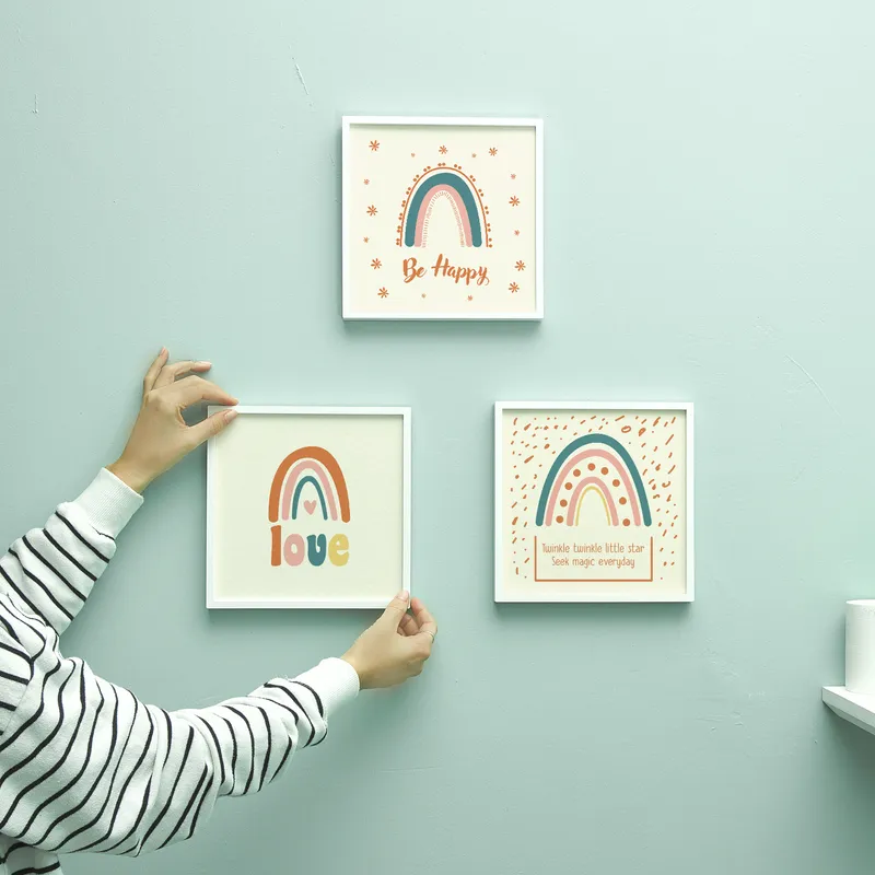 Minimal Design Frame for Baby Room