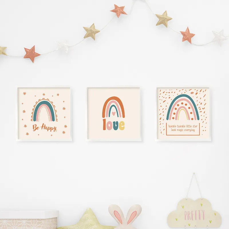 Minimal Design Frame for Baby Room