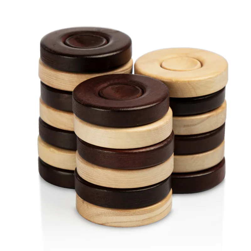 Handcrafted Wooden Backgammon Set with Ethnic Design