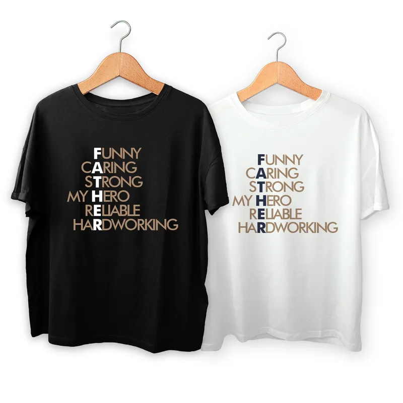 Minimalist Tribute T-Shirt for Dad's Special Day