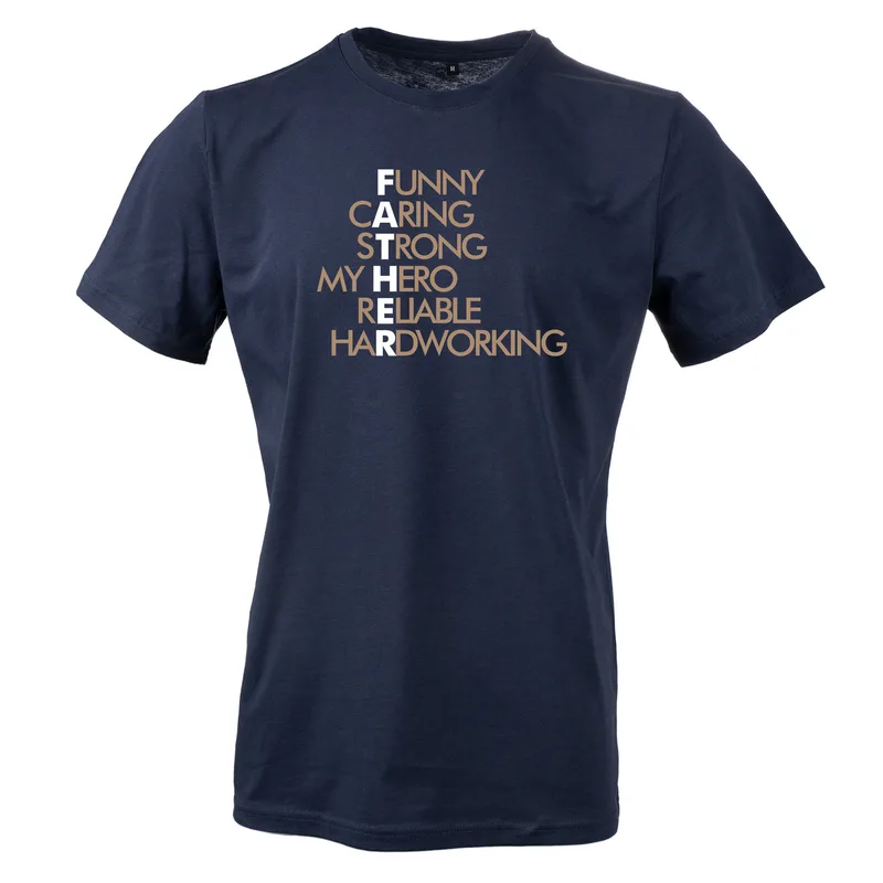 Minimalist Tribute T-Shirt for Dad's Special Day