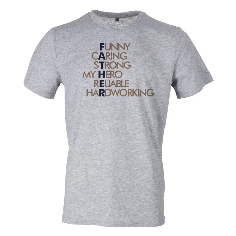 Minimalist Tribute T-Shirt for Dad's Special Day