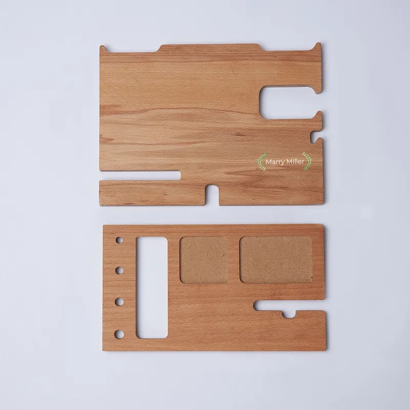 Personalised Wooden Desk Organiser for Home and Office