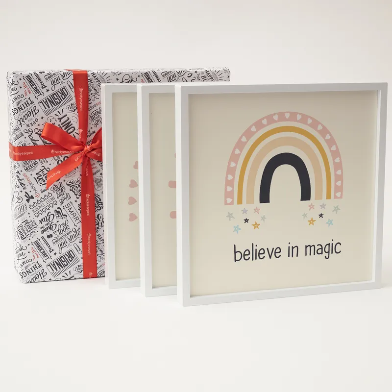 Minimal Rainbow Design Baby Room Frame