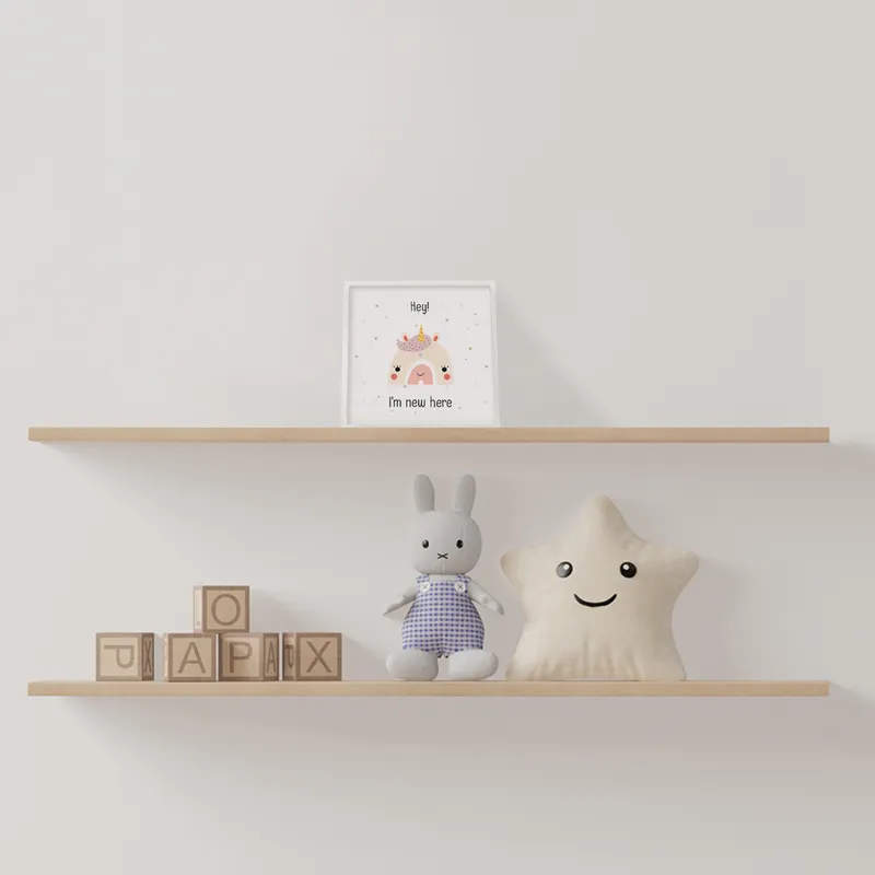 Minimal Unicorn Design Frame for Baby Room