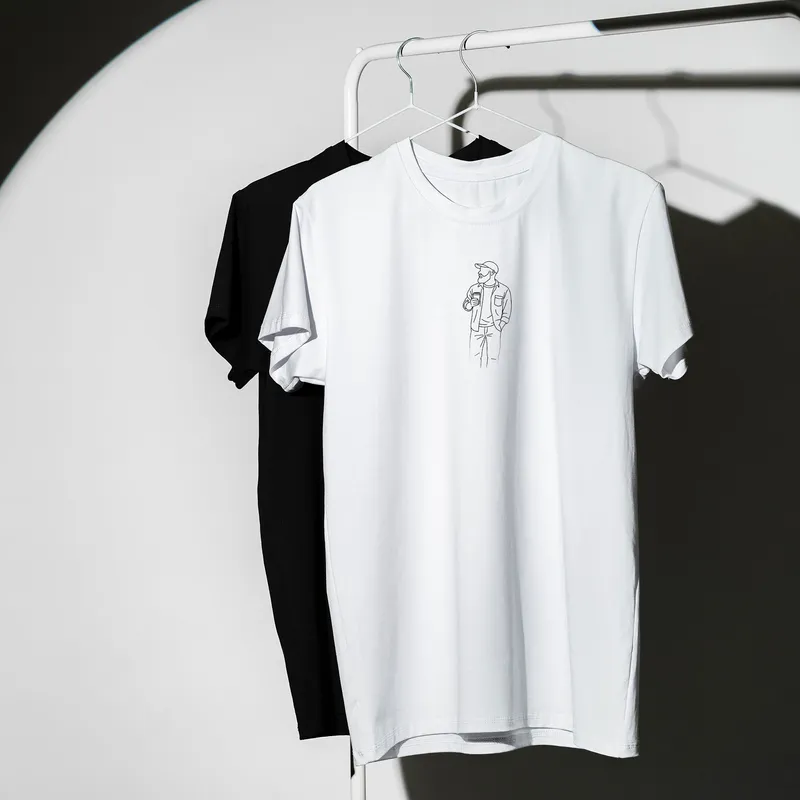 Minimalist Line Drawing Personalized T-Shirt