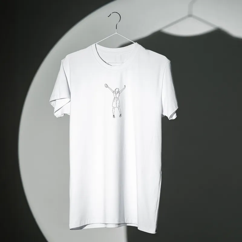 Minimalist Line Drawing Personalized T-Shirt