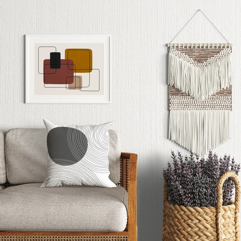 Modern Lines Designed Decorative Pillow Cushion