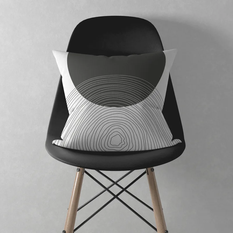 Modern Lines Designed Decorative Pillow Cushion