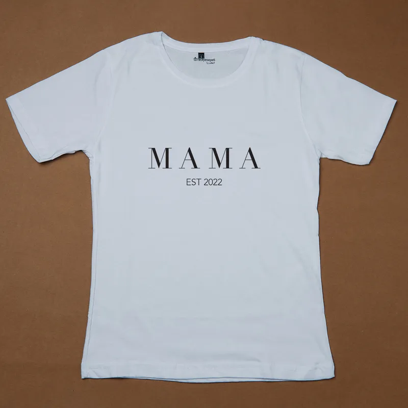 Mom and Baby T-shirt & Baby Body Personalized Matching Set