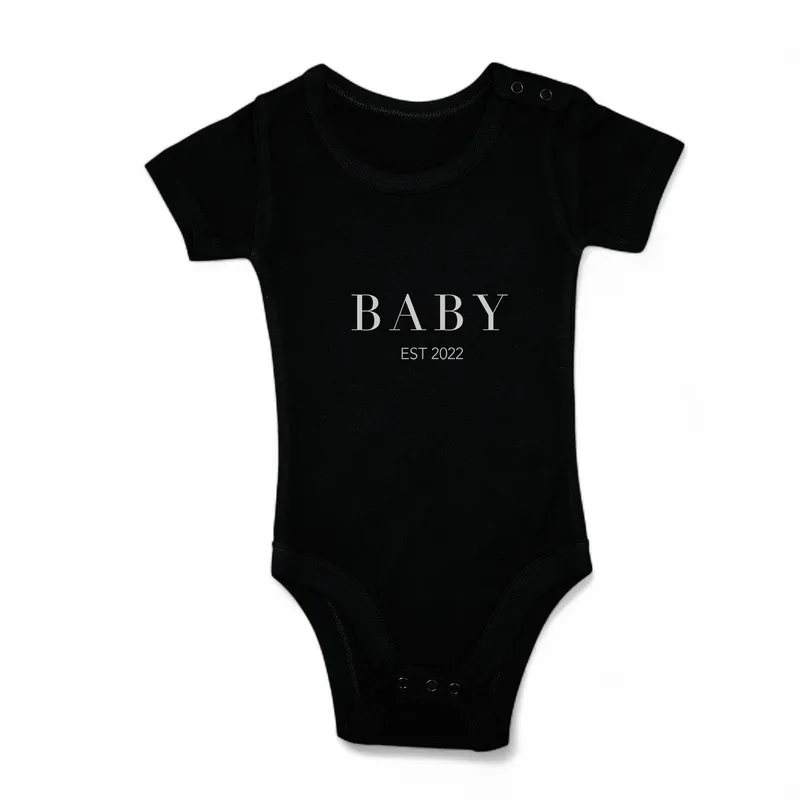 Mom and Baby T-shirt & Baby Body Personalized Matching Set