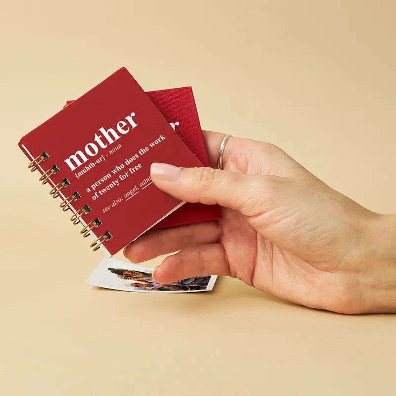 Mom Description 40-Photo Printed Mini Photo Album for Mother's Day