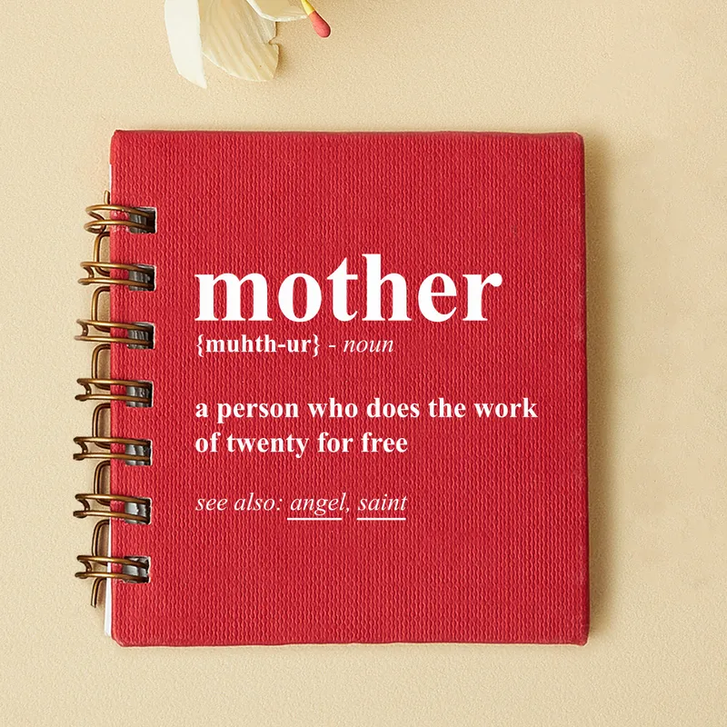 Mom Description 40-Photo Printed Mini Photo Album for Mother's Day