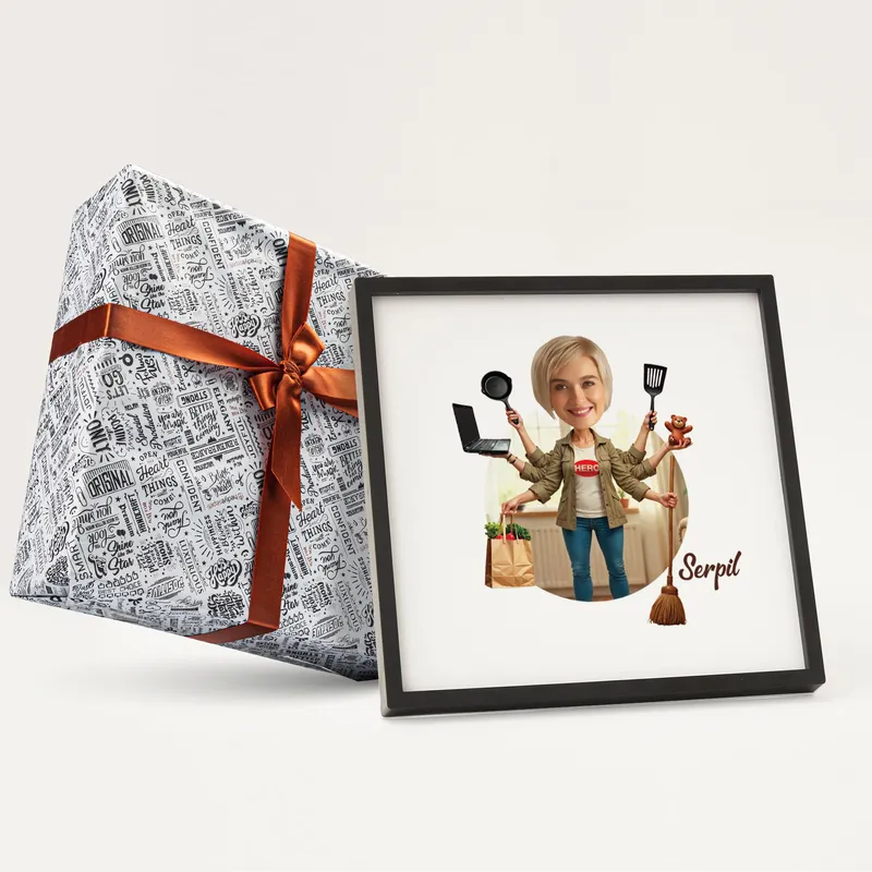 Mom of All Trades Custom Hero Wall Frame