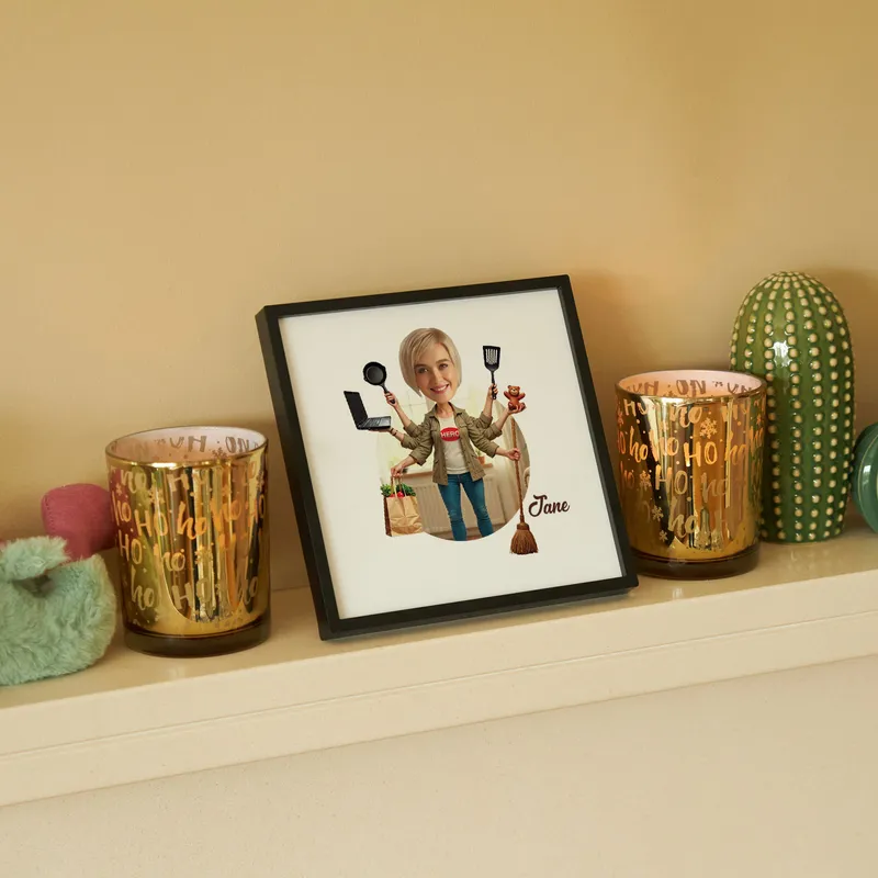 Mom of All Trades Custom Hero Wall Frame