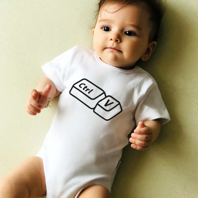Matching Ctrl T-Shirts for Mum and Baby - Mother's Day Gift