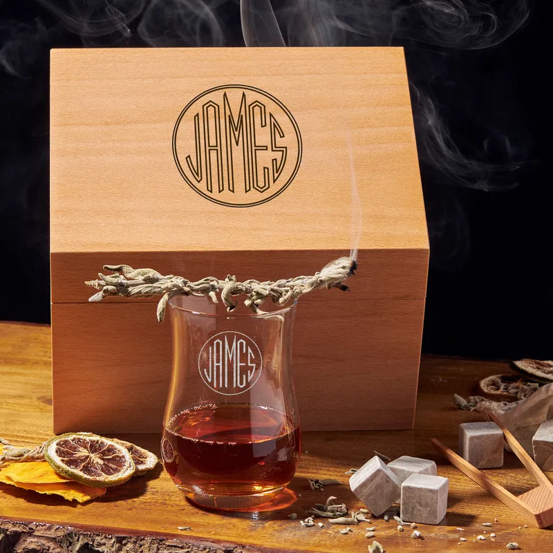 Monogram Logo Personalized Toronto Whiskey Tasting Set