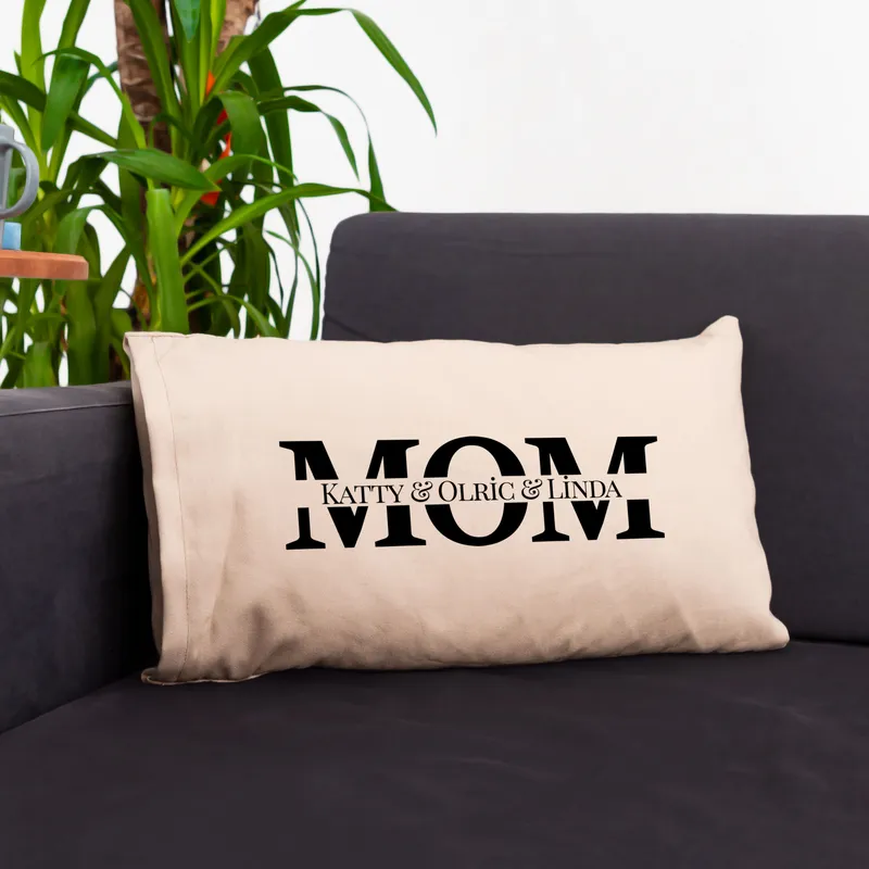 Personalised Mother's Day Pillow with Custom Names
