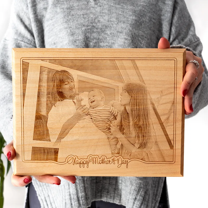 Mother's Day Gift Photo Printed Wooden Photo Frame