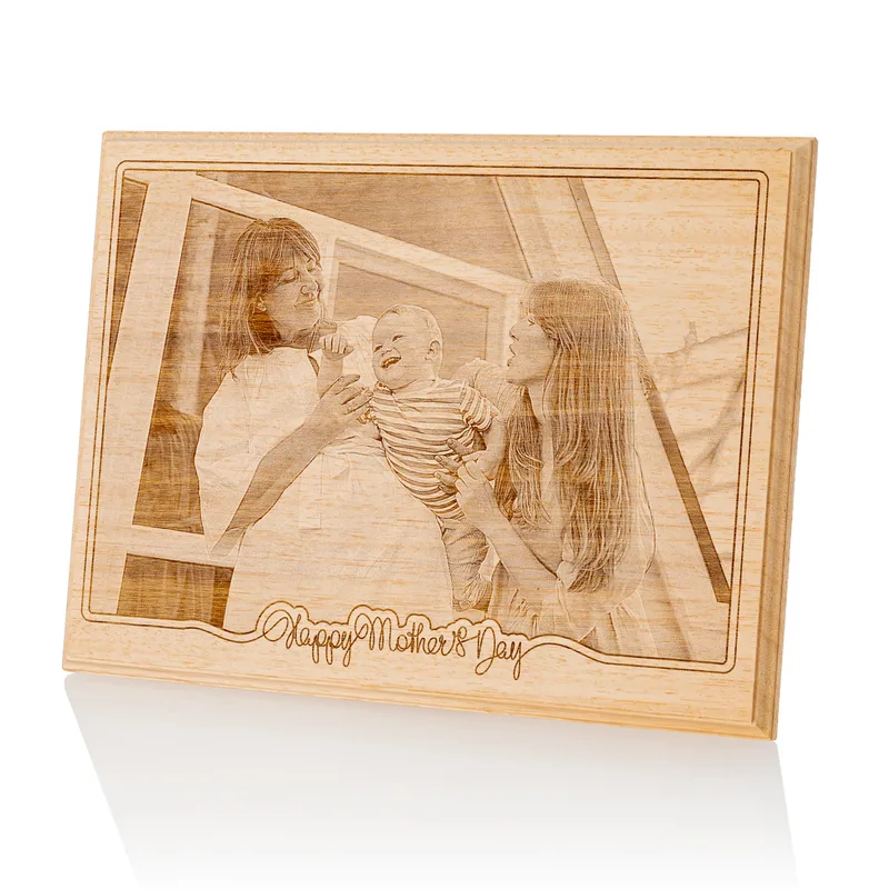 Mother's Day Gift Photo Printed Wooden Photo Frame