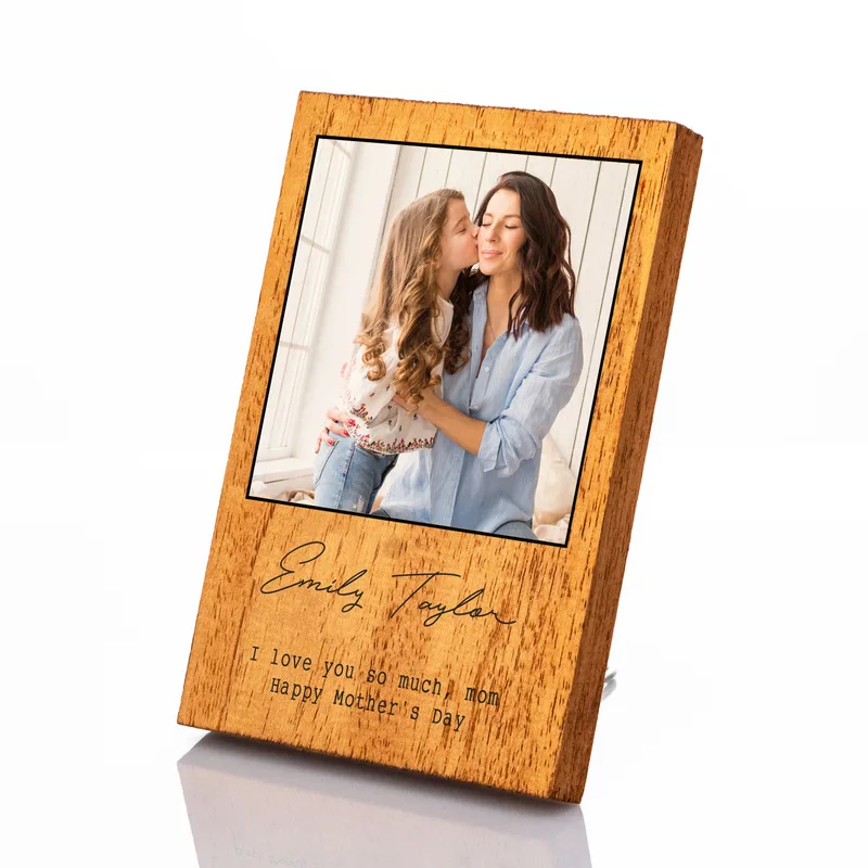Mother's Day Gifts Photo Printed Solid Wooden Frame
