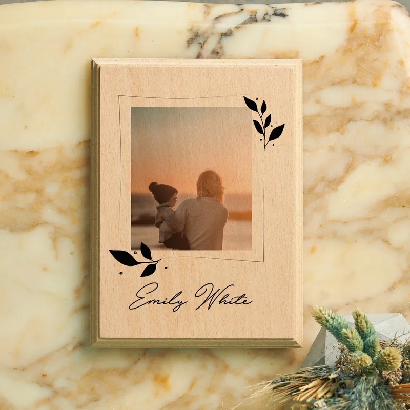 Mother's Day Gifts Printed Mini Wooden Photo