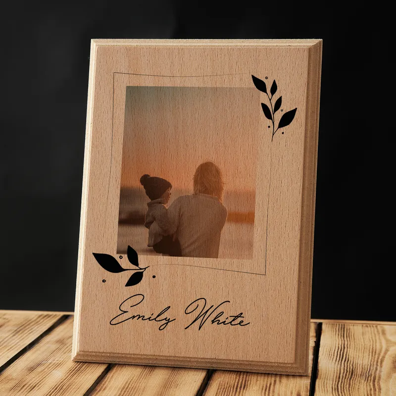 Mother's Day Gifts Printed Mini Wooden Photo