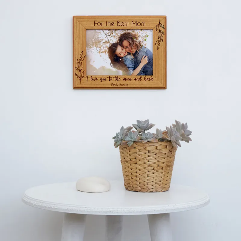 Mother's Day Gifts Wooden Picture Frame with Message
