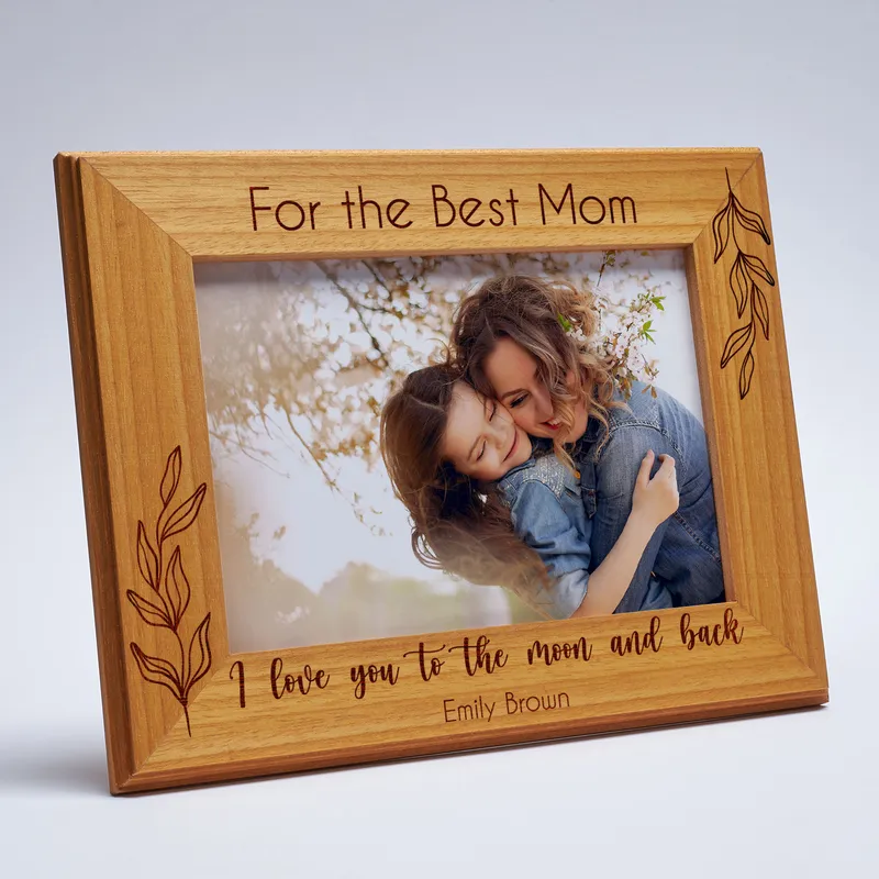 Mother's Day Gifts Wooden Picture Frame with Message