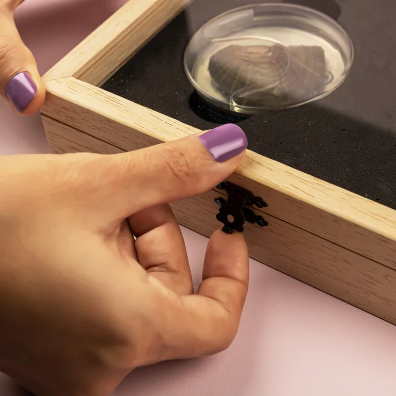 Mother's Day Necklace with Message - Real Pearl Necklace Wooden Gift Box