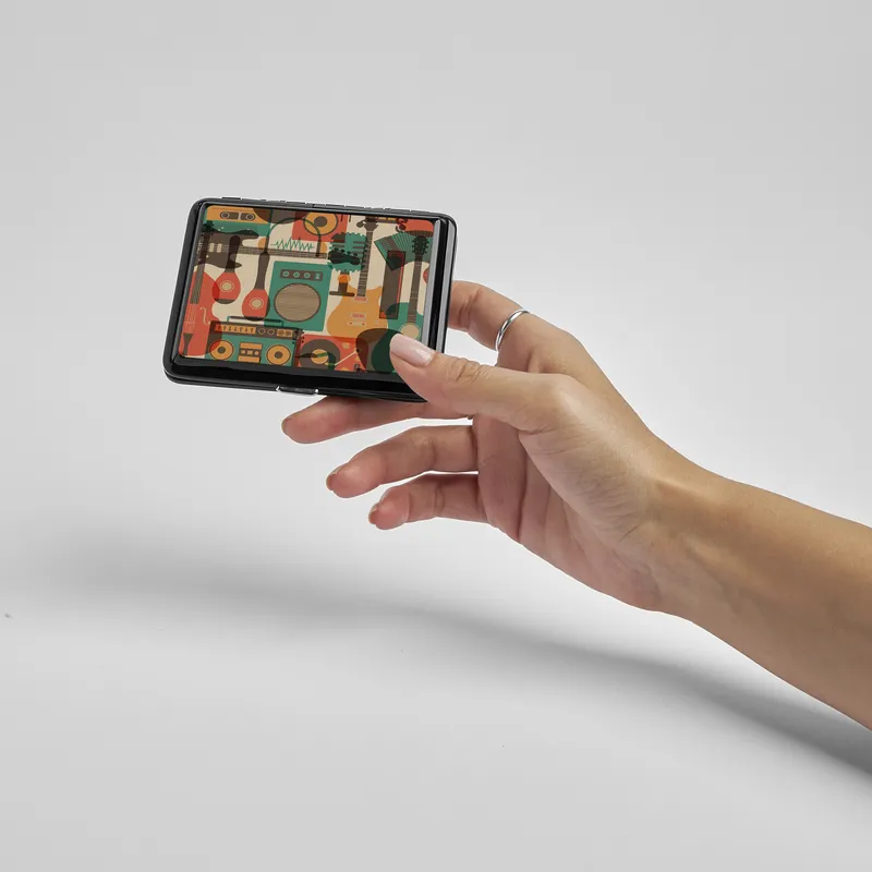 Musical Instrument Design Cigarette Case