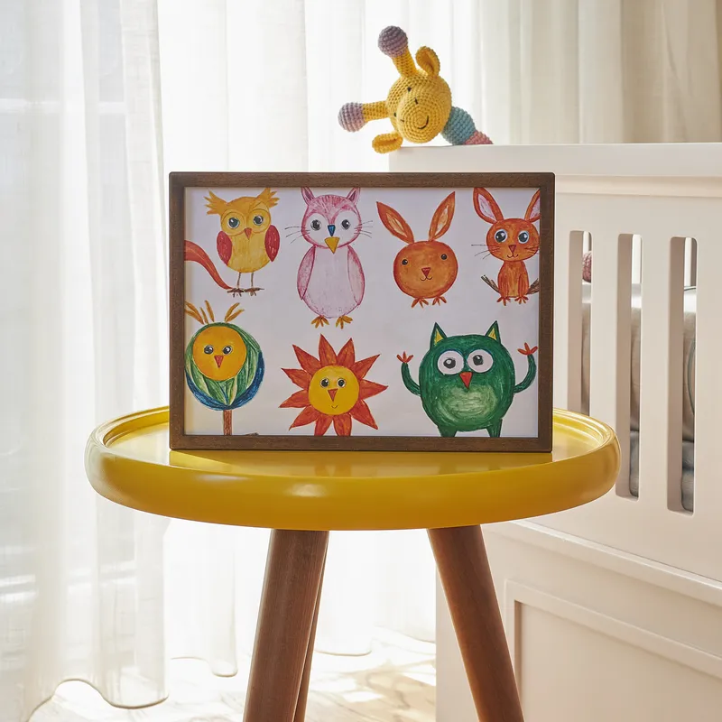 My First Drawings Kid's Picture Frame - 100 Capacity A4