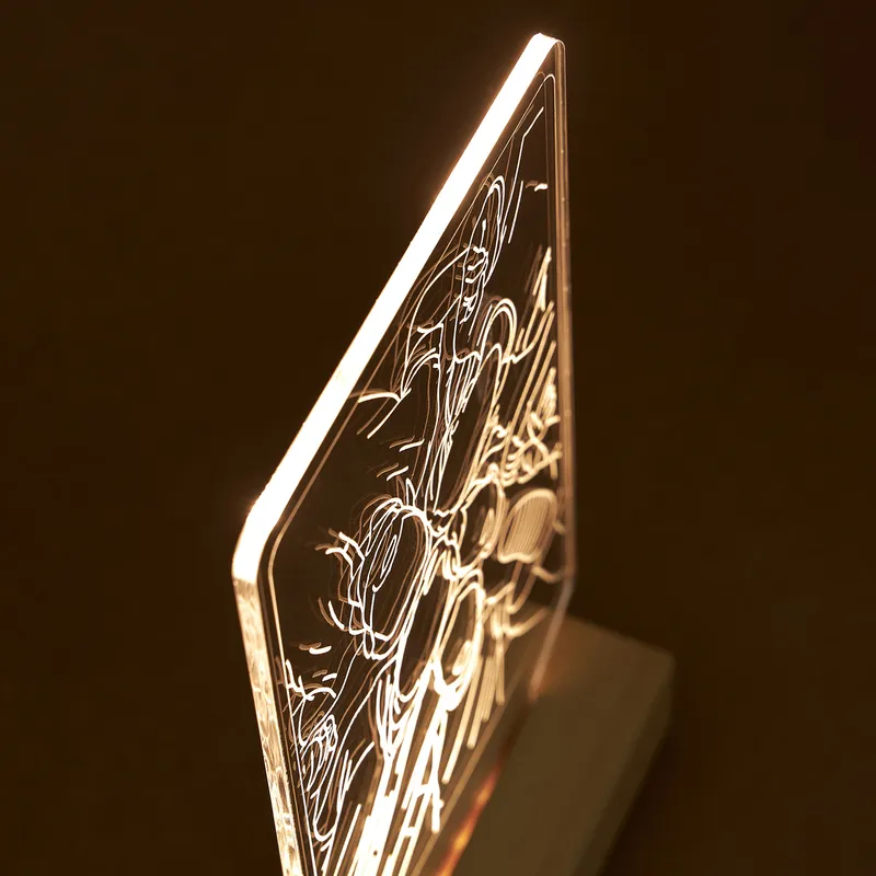 My Infinite Lines – Personalized Line Art 3D Lamp