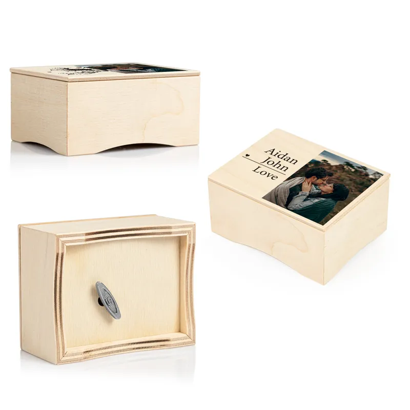 Name and Photo Personalized Wooden Music Box