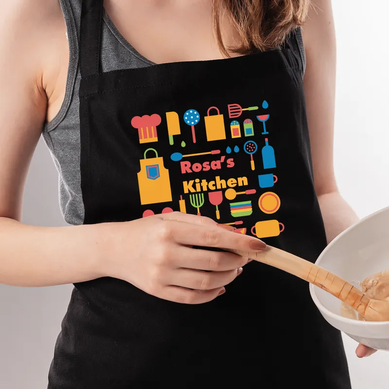 Personalised Chef Apron with Custom Name
