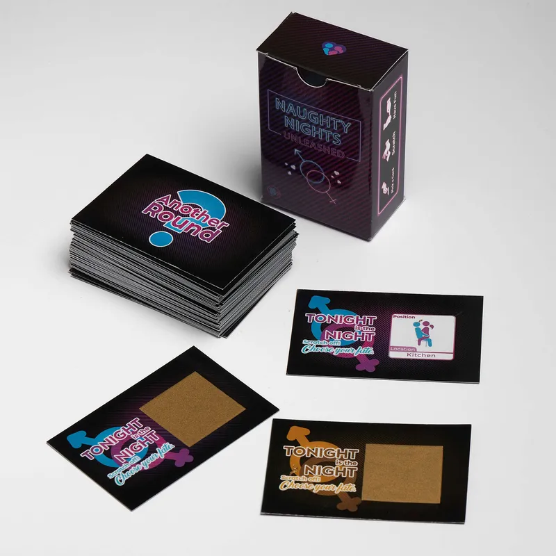 Naughty Nights Scratch-Off Fantasy Game for Couples