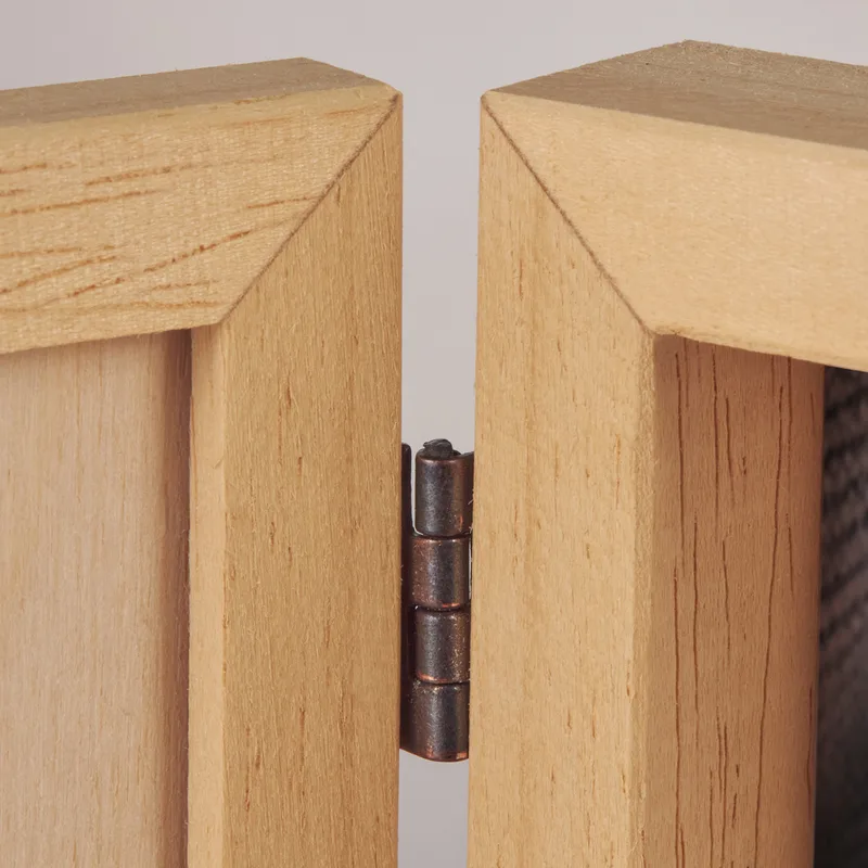 New Born Baby Hinged Wooden Photo Frame Gift Box with Personalized Picture