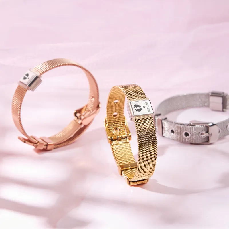 New Mom Gift Steel Mech Bracelet