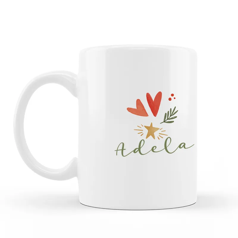 New Year Gift Photo Printed Porcelain Mug Cup