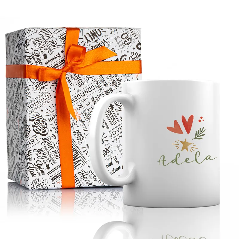 New Year Gift Photo Printed Porcelain Mug Cup