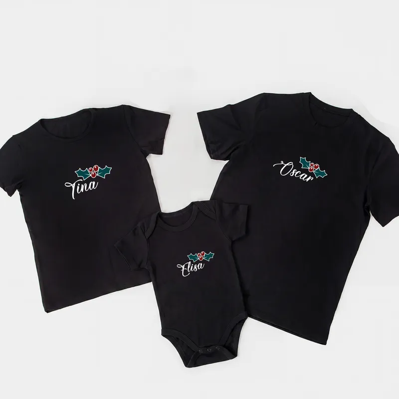 Personalised New Year Family Matching T-Shirt Set