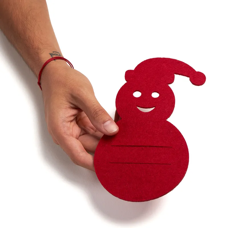 New Year's Snowman 4-Piece Serving Set for Holiday Dining