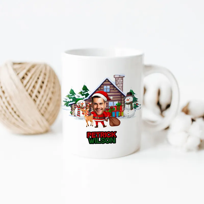 Personalised New Year Cartoon Mug for Family and Friends